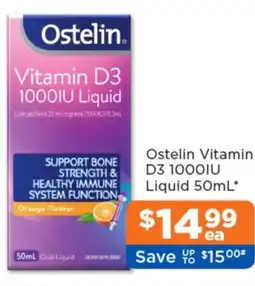 Good Price Pharmacy Ostelin Vitamin D3 1000IU Liquid offer