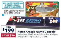 Retro Arcade Game Console