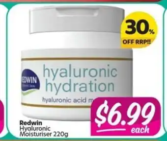 Your Discount Chemist Redwin Hyaluronic Moisturizer 220g offer