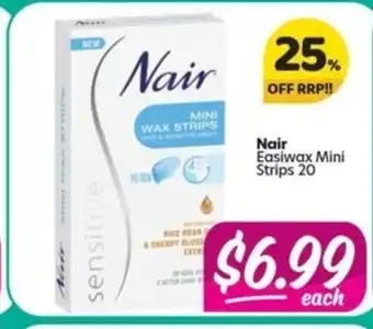 Nair Easiwax Mini Strips 20