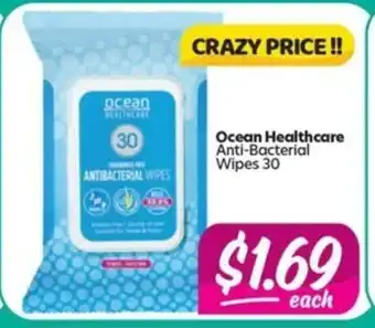 Your Discount Chemist Ocean Healthcare Anti-Bacterial Wipes 30 offer