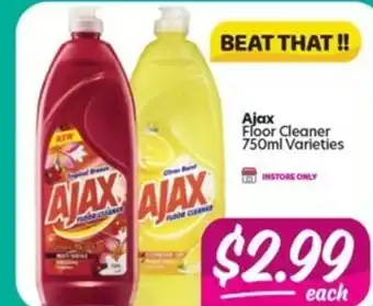 Ajax Floor Cleaner 750ml Varieties