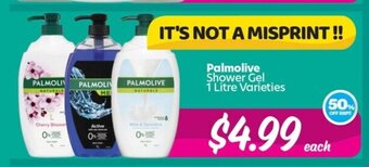 Your Discount Chemist Palmolive Shower Gel 1 Litre Varieties offer