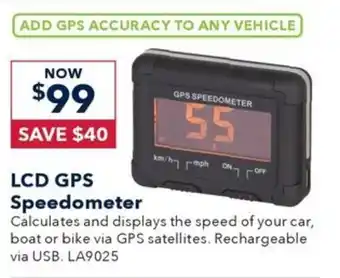 Jaycar Electronics LCD GPS Speedometer offer