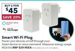 Jaycar Electronics Smart Wi-Fi Plug offer