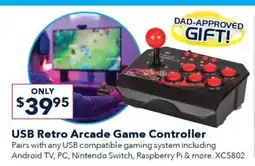 Jaycar Electronics USB Retro Arcade Game Controller offer