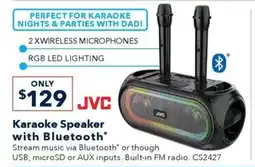 JVC Karaoke Speaker with Bluetooth