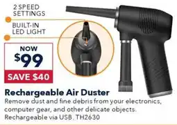 Jaycar Electronics Rechargeable Air Duster offer