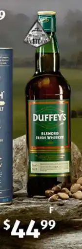 ALDI Duffey's Irish Whiskey offer