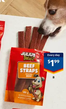 ALDI Julius Treatz Beef Straps offer