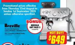 The Good Guys Breville The Barista Espresso Coffee Machine - Stainless Steel offer