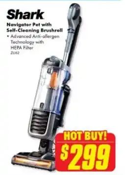 The Good Guys Shark Navigator Pet with Self-Cleaning Brushroll offer