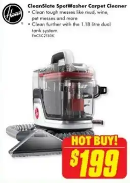 The Good Guys CleanSlate SpotWasher Carpet Cleaner offer