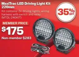 Repco MaxiTrac LED Driving Light Kit offer