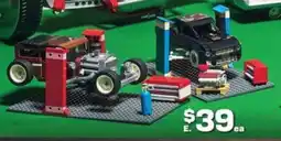 Repco Hot Rod or Muscle Car Plastic Brick Garage Scene offer