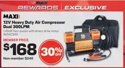 Repco MAXI 12V Heavy Duty Air Compressor Dual 300LPM offer