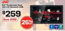 JVC 6.8" Touchscreen Head Unit with Bluetooth/USB