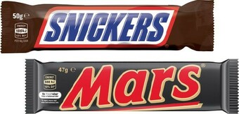 IGA Mars, Nestlé, Violet Crumble Medium Bar, Smarties or M&M's 35-56g Selected Varieties offer