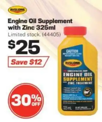 Repco RISLONE Engine Oil Supplement with Zinc offer