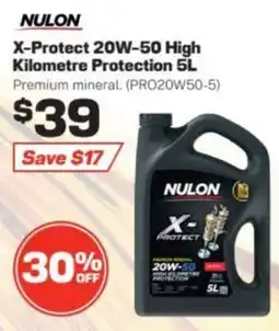 Repco NULON X-Protect 20W-50 High Kilometre Protection offer
