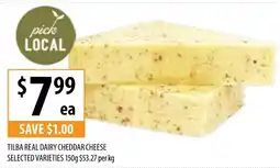 Supabarn Tilba real dairy cheddar cheese selected varieties offer