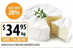 Supabarn Barossa valley brie and camembert cheese offer
