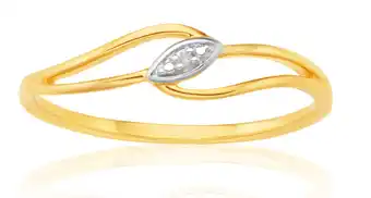 Shiels 9ct yellow gold diamond ring with 1 brilliant cut diamond offer