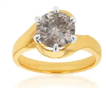 Shiels 18ct yellow gold 2.00 carat australian diamond solitaire offer