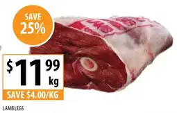 Supabarn Lamb legs offer