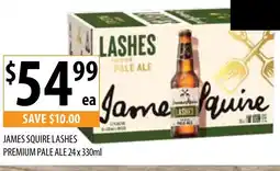 Supabarn James squire lashes premium pale ale offer