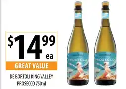 Supabarn De bortoli king valley prosecco offer