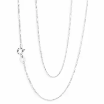 Shiels Sterling silver 30 gauge curb chain in 45cm offer