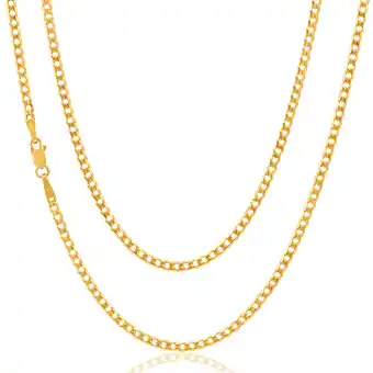 Shiels 9ct yellow gold 50cm 70 gauge curb chain offer