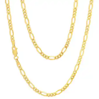 Shiels 9ct dazzling yellow gold figaro chain offer