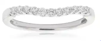 Shiels 9ct white gold ring with 0.25 carats of diamonds offer