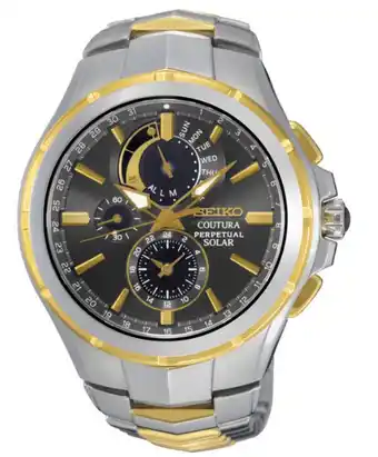 Shiels Seiko ssc376p-9 coutura perpetual solar mens watch offer