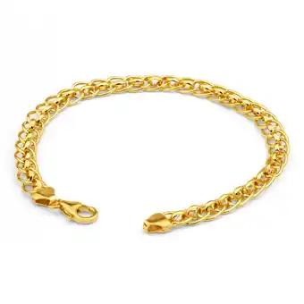 Shiels 9ct yellow gold silver filled roller bracelet offer