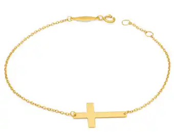 Shiels 9ct yellow gold silver filled fancy 19cm bracelet offer