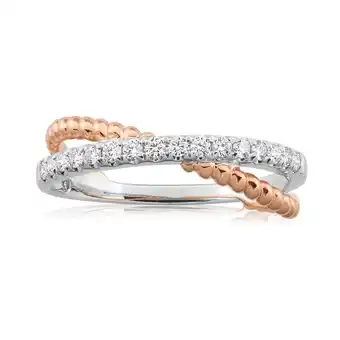 Shiels Flawless cut 9ct rose gold ¼ carat diamond ring offer