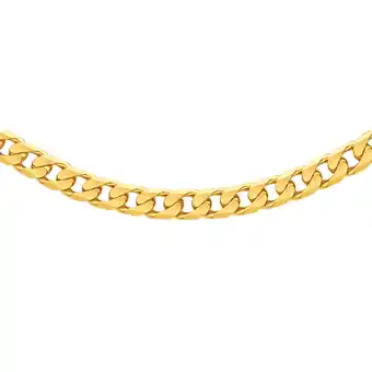 Shiels 9ct yellow gold solid 22cm 400gauge bracelet offer