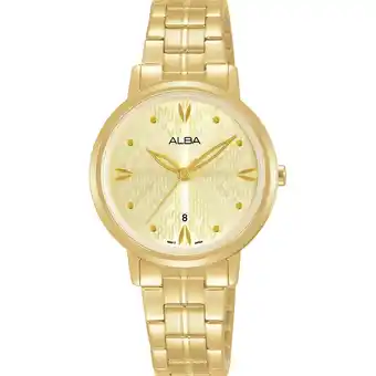 Shiels Alba ah7y96x1 stone set womens watch offer