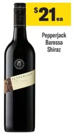 Liquorland Pepperjack Barossa Shiraz offer