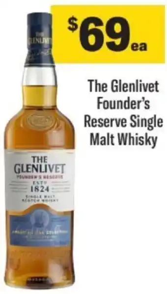 Liquorland The Glenlivet Founder's Reserve Single Malt Whisky offer