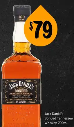 First Choice Liquor Jack Daniel's Bonded Tennessee Whiskey offer