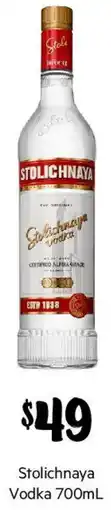 Stolichnaya Vodka