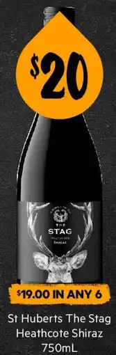 St Huberts The Stag Heathcote Shiraz