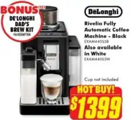 The Good Guys DeLonghi Rivelia Fully Automatic Coffee Machine offer