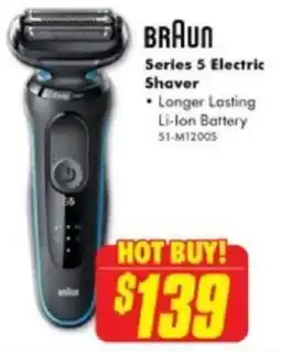The Good Guys BRAUN Series 5 Electric Shaver offer