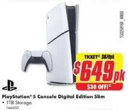 The Good Guys PlayStation 5 Console Digital Edition Slim offer