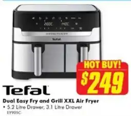 The Good Guys Tefal Dual Easy Fry and Grill XXL Air Fryer offer